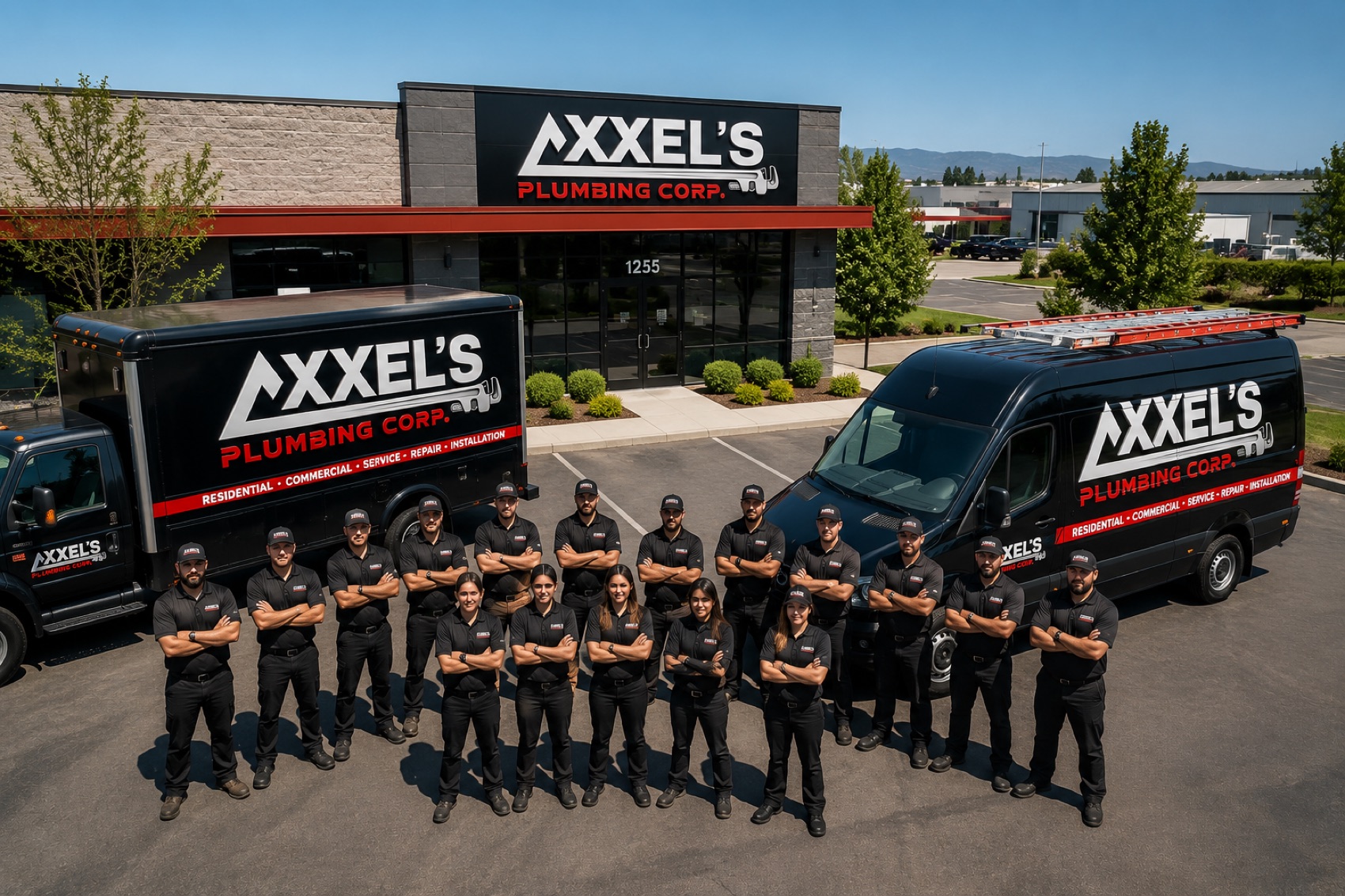 The Axxel's Plumbing Corp crew
