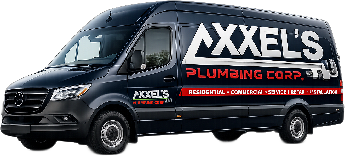 Axxel's Plumbing Corp rapid-response Sprinter van